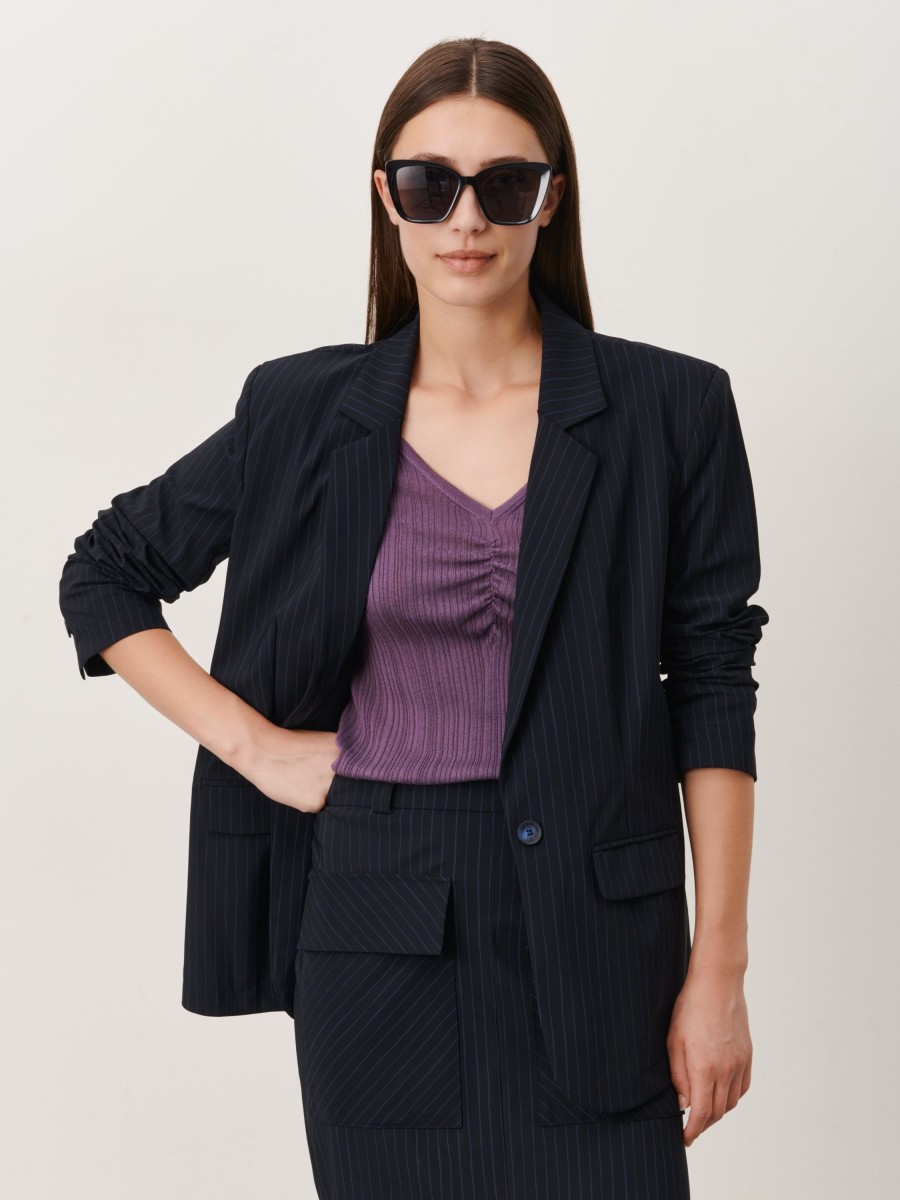 New Jane Lushka Laris Blazer Technical Jersey